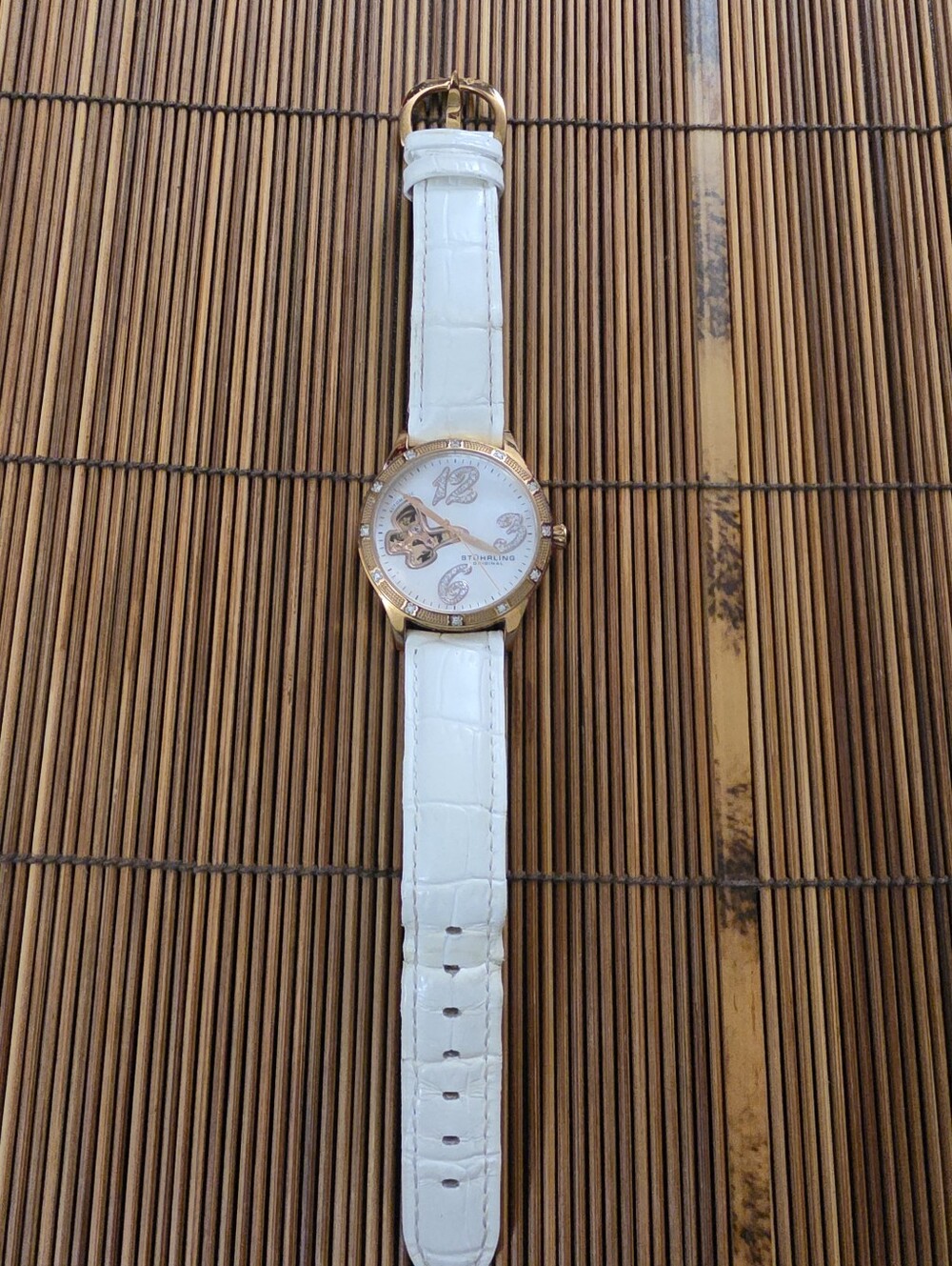 Stührling Diamond Audrey 196 36mm watch
